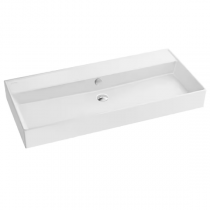 Plan-vasque Vivienne 100x46cm Non percé Blanc  mat - JACOB DELAFON Réf. EXBJ102-BCM