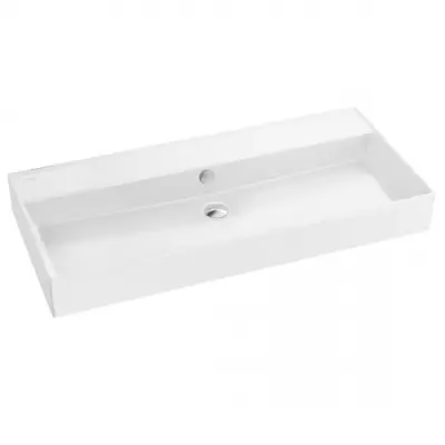 Plan-vasque Vivienne 100x46cm Non perc� Blanc brillant - JACOB DELAFON R�f. EXBJ102-00