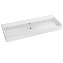 Plan-vasque Vivienne 120x46cm non percé Blanc  mat - JACOB DELAFON Réf. EXBK102-BCM