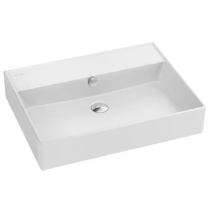 Plan-vasque Vivienne 61x46cm Non percé Blanc mat - JACOB DELAFON Réf. EXBH102-BCM