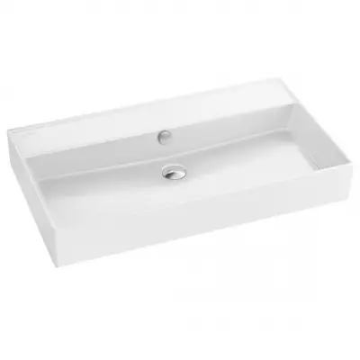 Plan-vasque Vivienne 80,5x46cm Non perc� Blanc brillant - JACOB DELAFON R�f. EXBI102-00