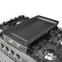 Plancha en fonte émaillée avec support en acier inox - STEEL Réf. DA-ST