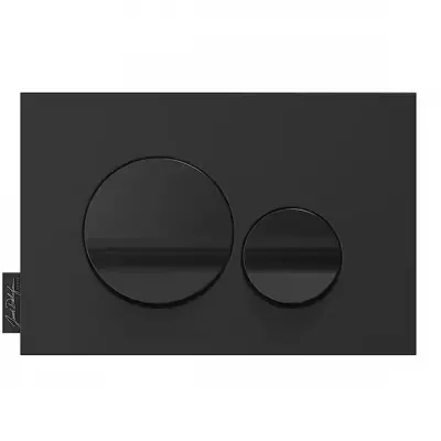 Plaque commande double touche Noir brillant / Noir mat  - JACOB DELAFON R�f. E20859-7-BMT