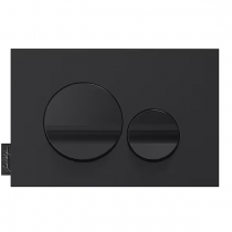 Plaque commande double touche Noir brillant / Noir mat  - JACOB DELAFON Réf. E20859-7-BMT