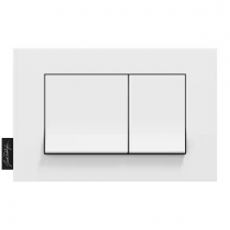 Plaque de commande Blanc brillant - JACOB DELAFON Réf. E20858-00