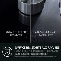 Plaque de cuisson induction 60cm 4 foyers Noir - AEG Réf. NII64G00AZ