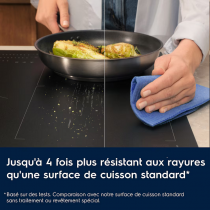 Plaque de cuisson Induction 800 Sense Boil+Fry 80cm 5 foyers Noir - Electrolux Réf. EIS87583