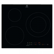 Plaque de cuisson Induction Série 500 60cm 3 foyers Noir - Electrolux Réf. PIT60336C