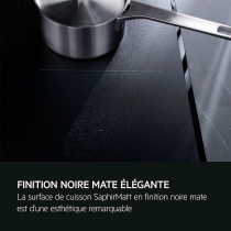 Plaque de cuisson induction Série 6000 FlexiBridge 60cm 4 foyers Noir - AEG Réf. TI64IG00FZ