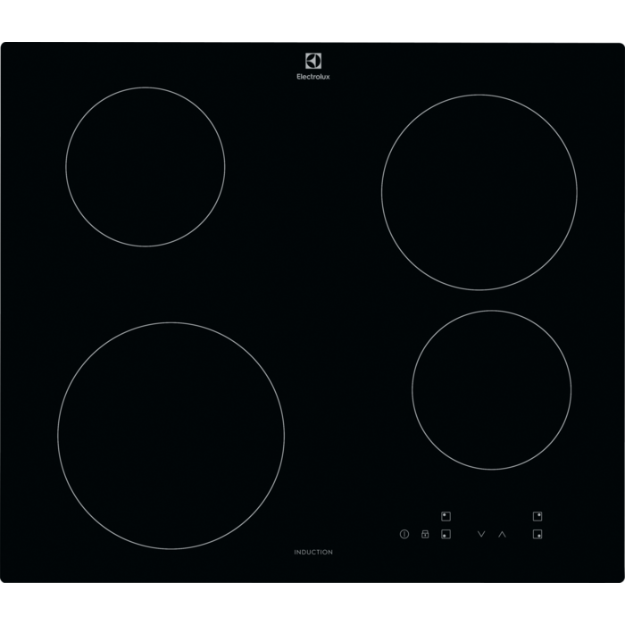Plaque de cuisson induction 60cm 3 foyers Noir - Electrolux Réf. KIB60420CK