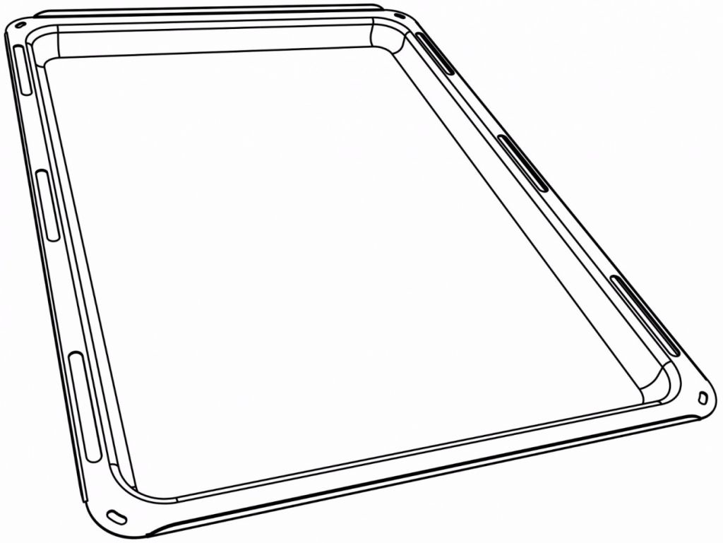 Plat classique pour four (530x405/455) et armoires - LACANCHE Réf. PLF530