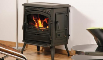 Poêle à bois / charbon Bourgogne 8.5kW peint Noir - FRANCO BELGE Réf. 1341033