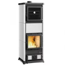 Po&ecirc;le &agrave; bois 11.8kW Nova Forno 16 Blanc mat - LA NORDICA R&eacute;f. 3003221