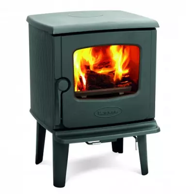 Po�le � bois 325 CB 6kW laqu� Noir - DOVRE R�f. ROCK500WB/B