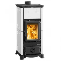Po&ecirc;le &agrave; bois 6.5kW Emiliana 165 Blanc - LA NORDICA R&eacute;f. 3009221