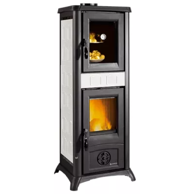 Po�le � bois 7.3kW Gemma Forno 165 Ceramica Elegance Blanc infinity - LA NORDICA R�f. 3009301