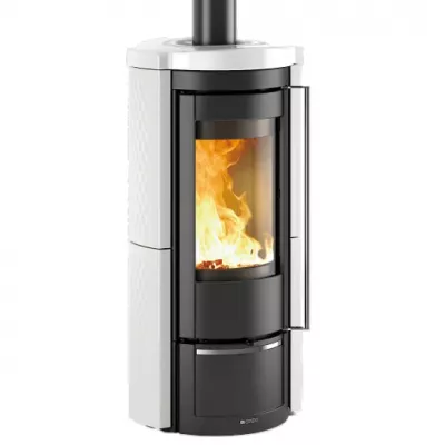 Po�le � bois 7.5kW Li� 16 Blanc Infinity - LA NORDICA R�f. 3002721