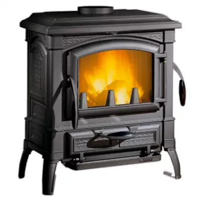 Po�le � bois 7.7kW Isetta Lean fonte Noir anthracite - LA NORDICA R�f. 3008240