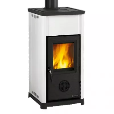 Po�le � bois 7kW Tea 16 Blanc - LA NORDICA R�f. 3004831