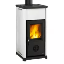 Po&ecirc;le &agrave; bois 7kW Tea 16 Blanc - LA NORDICA R&eacute;f. 3004831