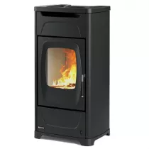 Po&ecirc;le &agrave; bois 9.3kW Larissa .16 Noir Anthracite - LA NORDICA R&eacute;f. 3002630