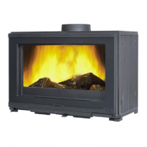 Poêle à bois à poser Godin Le Peray 660220 7.5kW Peint Noir