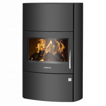 Poêle à bois Agero W+ 7kW acier Noir - JUSTUS Réf. 549211