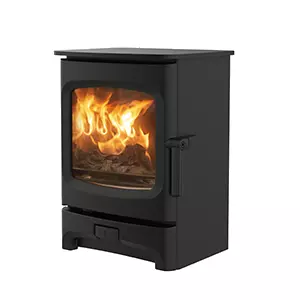 Po�le � bois Aire 3 3.7kW sur socle bas - CHARNWOOD R�f. 009/AIRE03LS