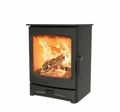 Po�le � bois AIRE 5 5kW sur socle bas - CHARNWOOD R�f. 009/AIRE05LS
