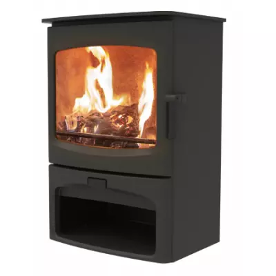 Po�le � bois Aire 7 kW sur b�cher - CHARNWOOD R�f. 009/AIRE07SS