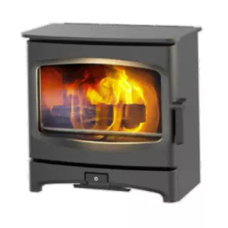 Po�le � bois Aire Intelligent 400 I-Blu 4.9kW sur socle bas - CHARNWOOD R�f. 009/AIRE-400LS-GBL noir (autres coloris en option)
