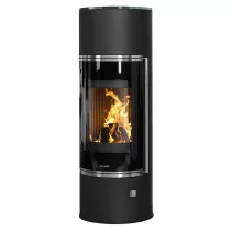 Poêle à bois Arena W+ 2.0 7kW acier Noir dessus verre - ORANIER Réf. 589730