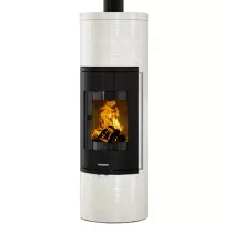 Poêle à bois Arkona W+ 2.0 7kW céramique brossé Blanc - ORANIER Réf. 817888