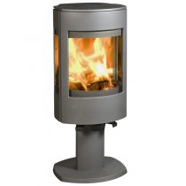 Poêle à bois Astro 8kW fonte laquée noire - DOVRE Réf. ASTRO4CB/P