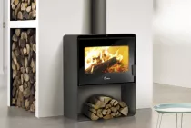 Poêle à bois Atlantic 603 12kW Anthracite - LACUNZA Réf. 3000000111413