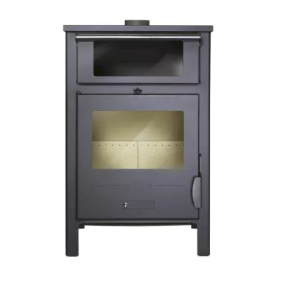 Po�le � bois Azur CH 9kW fonte Anthracite - LACUNZA R�f. 3000000128862