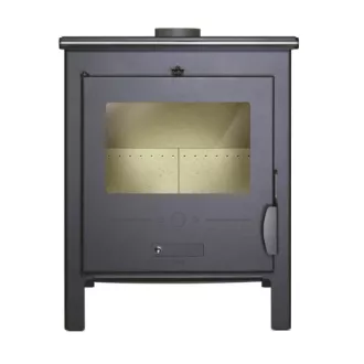 Po�le � bois Azur CP 9kW fonte Anthracite - LACUNZA R�f. 3000000128855