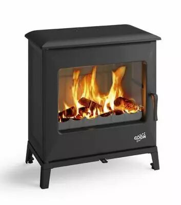Po�le � bois BECOUR 10kW peint anthracite - GODIN R�f. 388133