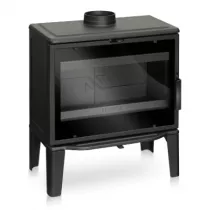 Poêle à bois Biarritz 9kW fonte Anthracite - LACUNZA Réf. 3000001334149