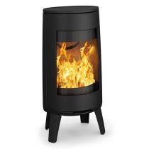 Poêle à bois Bold 7kW fonte laquée Noire - DOVRE Réf. BOLD300