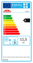 Poêle à bois Bronpi Altea 11.5kW Anthracite