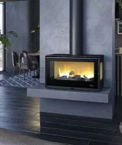 Poêle à bois Bronpi Bimba 70 3C 10kW Anthracite
