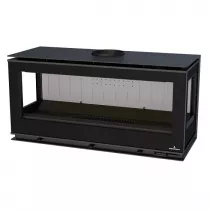Poêle à bois Bronpi Cairo 110 3C Box 13kW Anthracite