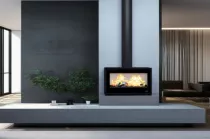 Poêle à bois Bronpi Cairo 110 Box 15kW Anthracite