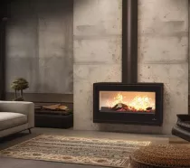 Poêle à bois Bronpi Cairo 110 Box 15kW Anthracite