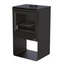 Poêle à bois Bronpi Croacia-T 9.5kW Anthracite