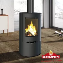 Poêle à bois Bronpi Dover 9.4kW Anthracite