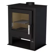 Poêle à bois Bronpi Gijon 9kW Anthracite