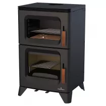 Poêle à bois Bronpi Hilton H 14kW Anthracite