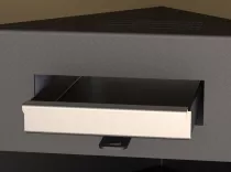Poêle à bois Bronpi Lerma H 9kW Anthracite avec four